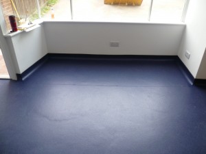 Commercial non-slip vinyl flooring