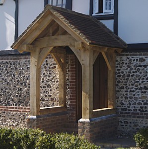 Oak Framed Front Porch